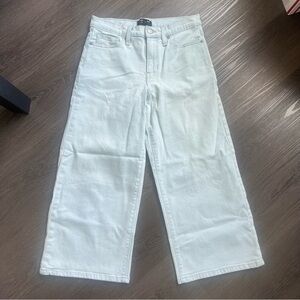 Banana Republic Petite Wide Leg Crop Jeans